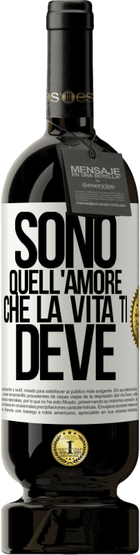 49,95 € Spedizione Gratuita | Vino rosso Edizione Premium MBS® Riserva Sono quell'amore che la vita ti deve Etichetta Bianca. Etichetta personalizzabile Riserva 12 Mesi Raccogliere 2016 Tempranillo