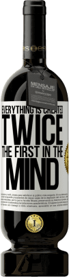 49,95 € Free Shipping | Red Wine Premium Edition MBS® Reserve Everything is created twice. The first in the mind White Label. Customizable label Reserve 12 Months Harvest 2016 Tempranillo