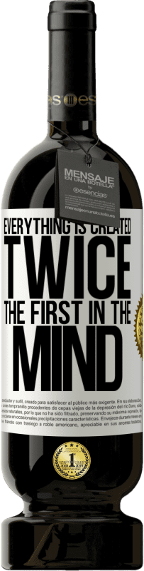 49,95 € 送料無料 | 赤ワイン プレミアム版 MBS® 予約する すべてが2回作成されます。最初の心 ホワイトラベル. カスタマイズ可能なラベル 予約する 12 月 収穫 2016 Tempranillo