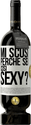 49,95 € Spedizione Gratuita | Vino rosso Edizione Premium MBS® Riserva Mi scusi, perché sei così sexy? Etichetta Bianca. Etichetta personalizzabile Riserva 12 Mesi Raccogliere 2014 Tempranillo