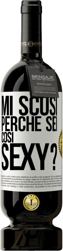 49,95 € Spedizione Gratuita | Vino rosso Edizione Premium MBS® Riserva Mi scusi, perché sei così sexy? Etichetta Bianca. Etichetta personalizzabile Riserva 12 Mesi Raccogliere 2016 Tempranillo