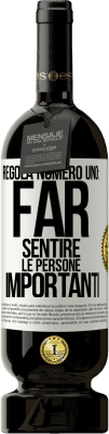 49,95 € Spedizione Gratuita | Vino rosso Edizione Premium MBS® Riserva Regola numero uno: far sentire le persone importanti Etichetta Bianca. Etichetta personalizzabile Riserva 12 Mesi Raccogliere 2014 Tempranillo