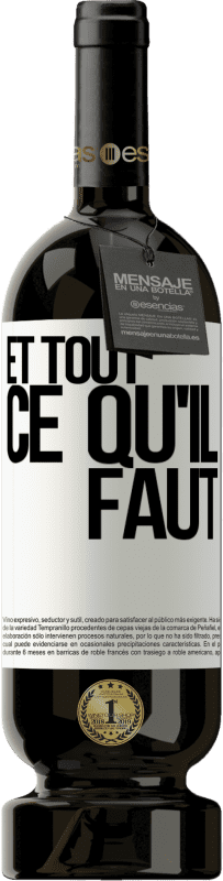49,95 € Envoi gratuit | Vin rouge Édition Premium MBS® Réserve Et tout ce qu'il faut Étiquette Blanche. Étiquette personnalisable Réserve 12 Mois Récolte 2016 Tempranillo