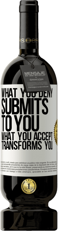 49,95 € 送料無料 | 赤ワイン プレミアム版 MBS® 予約する あなたが拒否するものはあなたに提出します。あなたが受け入れるものはあなたを変えます ホワイトラベル. カスタマイズ可能なラベル 予約する 12 月 収穫 2016 Tempranillo