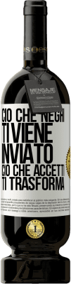 49,95 € Spedizione Gratuita | Vino rosso Edizione Premium MBS® Riserva Ciò che neghi ti viene inviato. Ciò che accetti ti trasforma Etichetta Bianca. Etichetta personalizzabile Riserva 12 Mesi Raccogliere 2014 Tempranillo