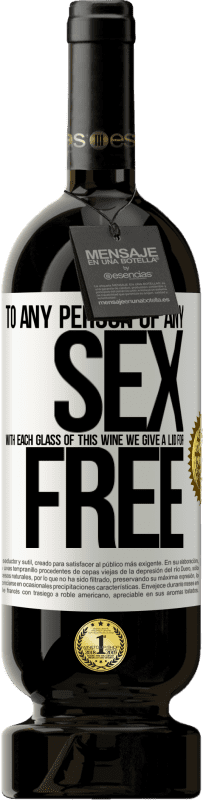 49,95 € 送料無料 | 赤ワイン プレミアム版 MBS® 予約する このワインの各グラスを持つ任意のSEXの人には無料で蓋をします ホワイトラベル. カスタマイズ可能なラベル 予約する 12 月 収穫 2014 Tempranillo