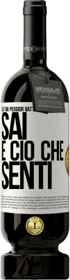 49,95 € Spedizione Gratuita | Vino rosso Edizione Premium MBS® Riserva La tua peggior battaglia è tra ciò che sai e ciò che senti Etichetta Bianca. Etichetta personalizzabile Riserva 12 Mesi Raccogliere 2015 Tempranillo