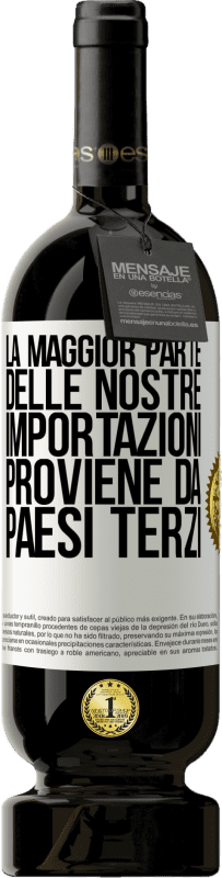 49,95 € Spedizione Gratuita | Vino rosso Edizione Premium MBS® Riserva La maggior parte delle nostre importazioni proviene da paesi terzi Etichetta Bianca. Etichetta personalizzabile Riserva 12 Mesi Raccogliere 2015 Tempranillo