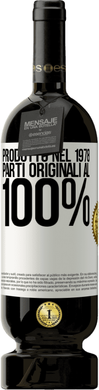 49,95 € Spedizione Gratuita | Vino rosso Edizione Premium MBS® Riserva Prodotto nel 1978. Parti originali al 100% Etichetta Bianca. Etichetta personalizzabile Riserva 12 Mesi Raccogliere 2016 Tempranillo