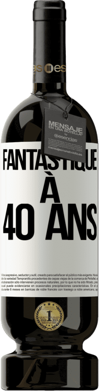 49,95 € Envoi gratuit | Vin rouge Édition Premium MBS® Réserve Fantastique à 40 ans Étiquette Blanche. Étiquette personnalisable Réserve 12 Mois Récolte 2015 Tempranillo