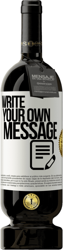 39,95 € Free Shipping | Red Wine Premium Edition MBS® Reserva Write your own message White Label. Customizable label Reserva 12 Months Harvest 2015 Tempranillo