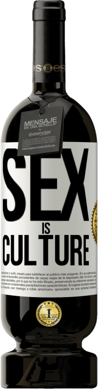 49,95 € 送料無料 | 赤ワイン プレミアム版 MBS® 予約する セックスは文化です ホワイトラベル. カスタマイズ可能なラベル 予約する 12 月 収穫 2016 Tempranillo