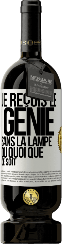 49,95 € Envoi gratuit | Vin rouge Édition Premium MBS® Réserve Je reçois le génie sans la lampe ou quoi que ce soit Étiquette Blanche. Étiquette personnalisable Réserve 12 Mois Récolte 2014 Tempranillo