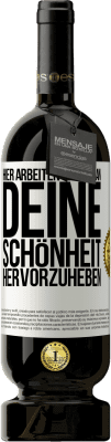 49,95 € Kostenloser Versand | Rotwein Premium Ausgabe MBS® Reserve Hier arbeiten wir daran, deine Schönheit hervorzuheben Weißes Etikett. Anpassbares Etikett Reserve 12 Monate Ernte 2014 Tempranillo