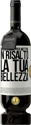 49,95 € Spedizione Gratuita | Vino rosso Edizione Premium MBS® Riserva Qui lavoriamo per mettere in risalto la tua bellezza Etichetta Bianca. Etichetta personalizzabile Riserva 12 Mesi Raccogliere 2014 Tempranillo