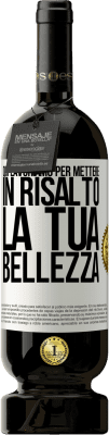 49,95 € Spedizione Gratuita | Vino rosso Edizione Premium MBS® Riserva Qui lavoriamo per mettere in risalto la tua bellezza Etichetta Bianca. Etichetta personalizzabile Riserva 12 Mesi Raccogliere 2016 Tempranillo