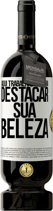 49,95 € Envio grátis | Vinho tinto Edição Premium MBS® Reserva Aqui trabalhamos para destacar sua beleza Etiqueta Branca. Etiqueta personalizável Reserva 12 Meses Colheita 2014 Tempranillo