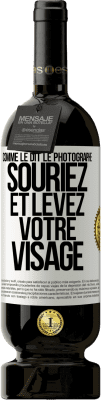 49,95 € Envoi gratuit | Vin rouge Édition Premium MBS® Réserve Comme le dit le photographe, souriez et levez votre visage Étiquette Blanche. Étiquette personnalisable Réserve 12 Mois Récolte 2014 Tempranillo