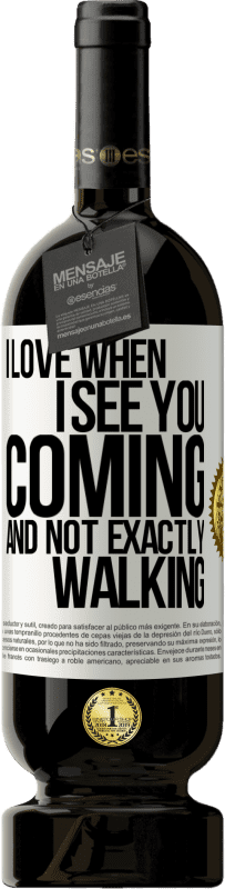 49,95 € 免费送货 | 红酒 高级版 MBS® 预订 当我看到你要来而不是完全走路时我会爱 白标. 可自定义的标签 预订 12 个月 收成 2016 Tempranillo