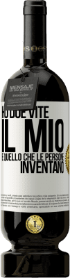 49,95 € Spedizione Gratuita | Vino rosso Edizione Premium MBS® Riserva Ho due vite. Il mio e quello che le persone inventano Etichetta Bianca. Etichetta personalizzabile Riserva 12 Mesi Raccogliere 2014 Tempranillo