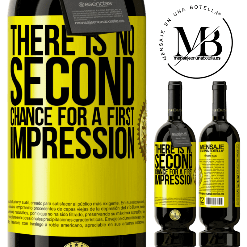 39,95 € Free Shipping | Red Wine Premium Edition MBS® Reserva There is no second chance for a first impression Yellow Label. Customizable label Reserva 12 Months Harvest 2015 Tempranillo