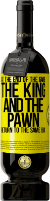 49,95 € Free Shipping | Red Wine Premium Edition MBS® Reserve At the end of the game, the king and the pawn return to the same box Yellow Label. Customizable label Reserve 12 Months Harvest 2015 Tempranillo