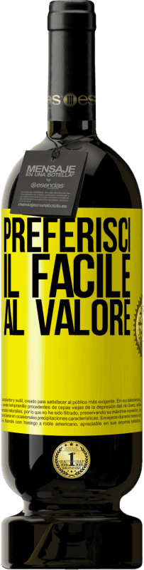 49,95 € Spedizione Gratuita | Vino rosso Edizione Premium MBS® Riserva Preferisci il facile al valore Etichetta Gialla. Etichetta personalizzabile Riserva 12 Mesi Raccogliere 2015 Tempranillo