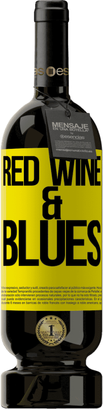 49,95 € Envoi gratuit | Vin rouge Édition Premium MBS® Réserve Red wine & Blues Étiquette Jaune. Étiquette personnalisable Réserve 12 Mois Récolte 2014 Tempranillo