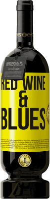 49,95 € Envío gratis | Vino Tinto Edición Premium MBS® Reserva Red wine & Blues Etiqueta Amarilla. Etiqueta personalizable Reserva 12 Meses Cosecha 2016 Tempranillo
