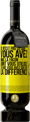 49,95 € Envoi gratuit | Vin rouge Édition Premium MBS® Réserve Ce n'est pas ce que vous avez, mais la façon dont vous utilisez ce que vous avez qui fait la différence Étiquette Jaune. Étiquette personnalisable Réserve 12 Mois Récolte 2015 Tempranillo