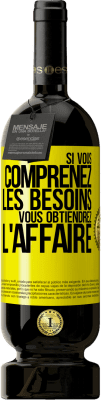 49,95 € Envoi gratuit | Vin rouge Édition Premium MBS® Réserve Si vous comprenez les besoins vous obtiendrez l'affaire Étiquette Jaune. Étiquette personnalisable Réserve 12 Mois Récolte 2015 Tempranillo