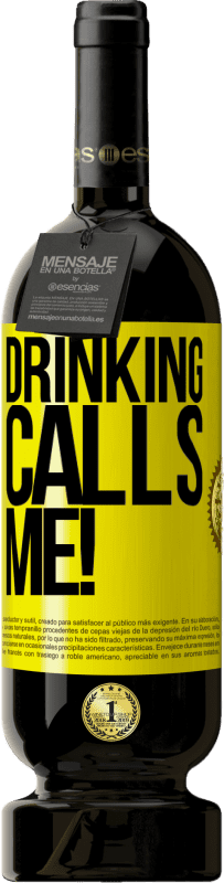 49,95 € Free Shipping | Red Wine Premium Edition MBS® Reserve drinking calls me! Yellow Label. Customizable label Reserve 12 Months Harvest 2016 Tempranillo