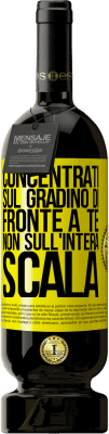 49,95 € Spedizione Gratuita | Vino rosso Edizione Premium MBS® Riserva Concentrati sul gradino di fronte a te, non sull'intera scala Etichetta Gialla. Etichetta personalizzabile Riserva 12 Mesi Raccogliere 2014 Tempranillo