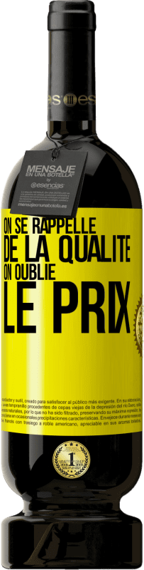 49,95 € Envoi gratuit | Vin rouge Édition Premium MBS® Réserve On se rappelle de la qualité, on oublie le prix Étiquette Jaune. Étiquette personnalisable Réserve 12 Mois Récolte 2015 Tempranillo