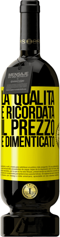 49,95 € Spedizione Gratuita | Vino rosso Edizione Premium MBS® Riserva La qualità è ricordata, il prezzo è dimenticato Etichetta Gialla. Etichetta personalizzabile Riserva 12 Mesi Raccogliere 2015 Tempranillo