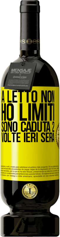 49,95 € Spedizione Gratuita | Vino rosso Edizione Premium MBS® Riserva A letto non ho limiti. Sono caduta 2 volte ieri sera Etichetta Gialla. Etichetta personalizzabile Riserva 12 Mesi Raccogliere 2016 Tempranillo
