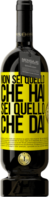 49,95 € Spedizione Gratuita | Vino rosso Edizione Premium MBS® Riserva Non sei quello che hai. Sei quello che dai Etichetta Gialla. Etichetta personalizzabile Riserva 12 Mesi Raccogliere 2014 Tempranillo