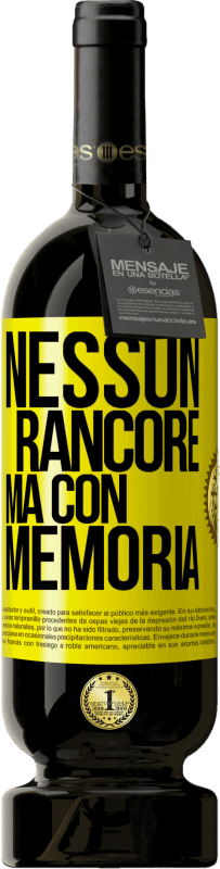 49,95 € Spedizione Gratuita | Vino rosso Edizione Premium MBS® Riserva Nessun rancore, ma con memoria Etichetta Gialla. Etichetta personalizzabile Riserva 12 Mesi Raccogliere 2015 Tempranillo