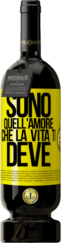 49,95 € Spedizione Gratuita | Vino rosso Edizione Premium MBS® Riserva Sono quell'amore che la vita ti deve Etichetta Gialla. Etichetta personalizzabile Riserva 12 Mesi Raccogliere 2015 Tempranillo