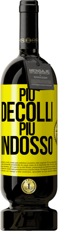 49,95 € Spedizione Gratuita | Vino rosso Edizione Premium MBS® Riserva Più decolli, più indosso Etichetta Gialla. Etichetta personalizzabile Riserva 12 Mesi Raccogliere 2015 Tempranillo