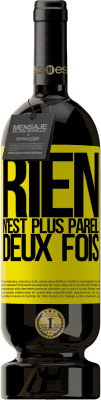 49,95 € Envoi gratuit | Vin rouge Édition Premium MBS® Réserve Rien n'est plus pareil deux fois Étiquette Jaune. Étiquette personnalisable Réserve 12 Mois Récolte 2015 Tempranillo