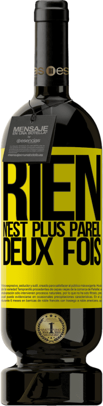 49,95 € Envoi gratuit | Vin rouge Édition Premium MBS® Réserve Rien n'est plus pareil deux fois Étiquette Jaune. Étiquette personnalisable Réserve 12 Mois Récolte 2014 Tempranillo