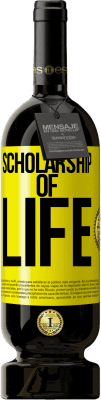 49,95 € Free Shipping | Red Wine Premium Edition MBS® Reserve Scholarship of life Yellow Label. Customizable label Reserve 12 Months Harvest 2015 Tempranillo