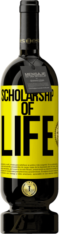 49,95 € Free Shipping | Red Wine Premium Edition MBS® Reserve Scholarship of life Yellow Label. Customizable label Reserve 12 Months Harvest 2014 Tempranillo