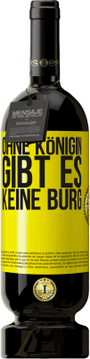 49,95 € Kostenloser Versand | Rotwein Premium Ausgabe MBS® Reserve Ohne Königin gibt es keine Burg Gelbes Etikett. Anpassbares Etikett Reserve 12 Monate Ernte 2015 Tempranillo