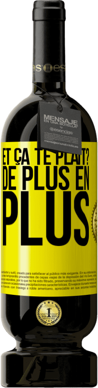 49,95 € Envoi gratuit | Vin rouge Édition Premium MBS® Réserve Et ça te plaît? De plus en plus Étiquette Jaune. Étiquette personnalisable Réserve 12 Mois Récolte 2016 Tempranillo