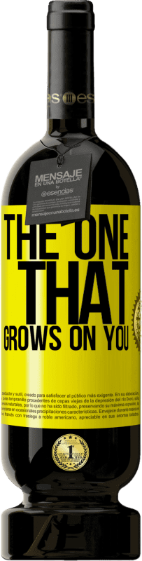 49,95 € 免费送货 | 红酒 高级版 MBS® 预订 The one that grows on you 黄色标签. 可自定义的标签 预订 12 个月 收成 2016 Tempranillo