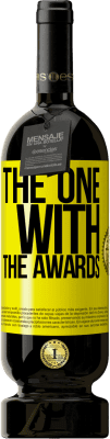 49,95 € 送料無料 | 赤ワイン プレミアム版 MBS® 予約する The one with the awards 黄色のラベル. カスタマイズ可能なラベル 予約する 12 月 収穫 2015 Tempranillo