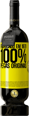 49,95 € Envio grátis | Vinho tinto Edição Premium MBS® Reserva Fabricado em 1978. 100% peças originais Etiqueta Amarela. Etiqueta personalizável Reserva 12 Meses Colheita 2014 Tempranillo