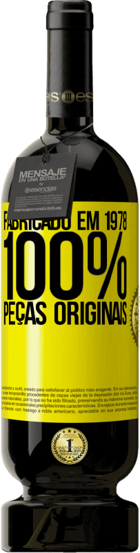 49,95 € Envio grátis | Vinho tinto Edição Premium MBS® Reserva Fabricado em 1978. 100% peças originais Etiqueta Amarela. Etiqueta personalizável Reserva 12 Meses Colheita 2016 Tempranillo